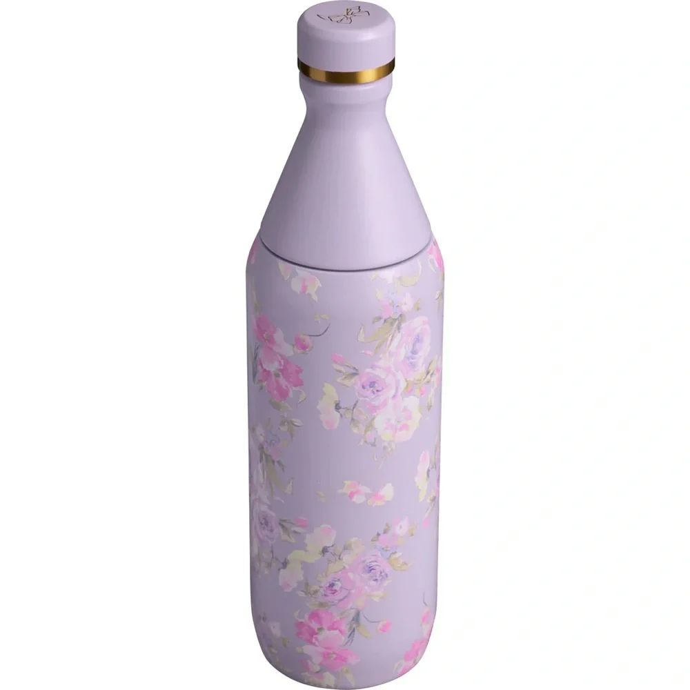 New sealed box THE STANLEY X LOVESHACKFANCY ALL DAY SLIM BOTTLE  Happy Thoughts - Picture 2 of 8